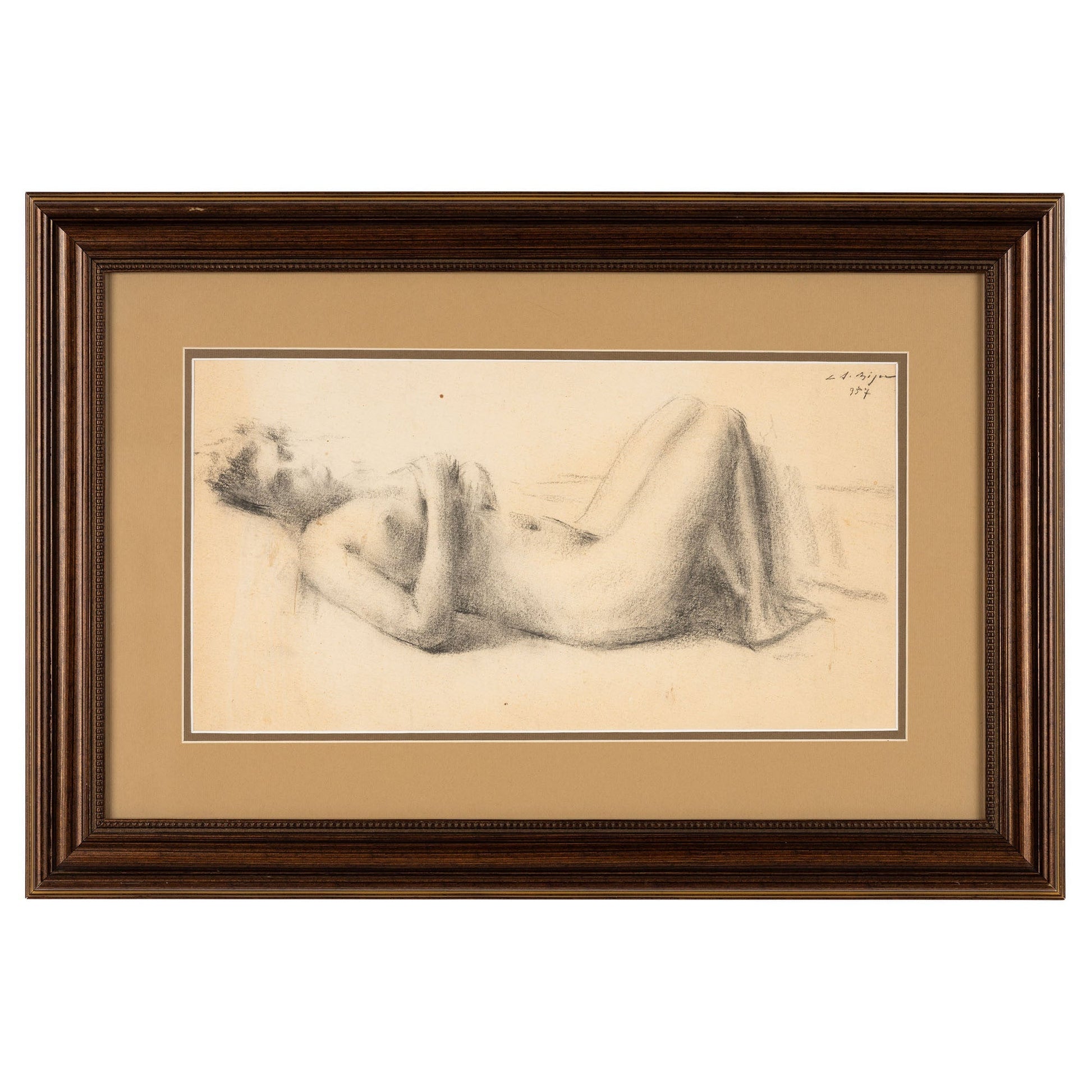 Leon Alexandru Biju Nud - Grafica