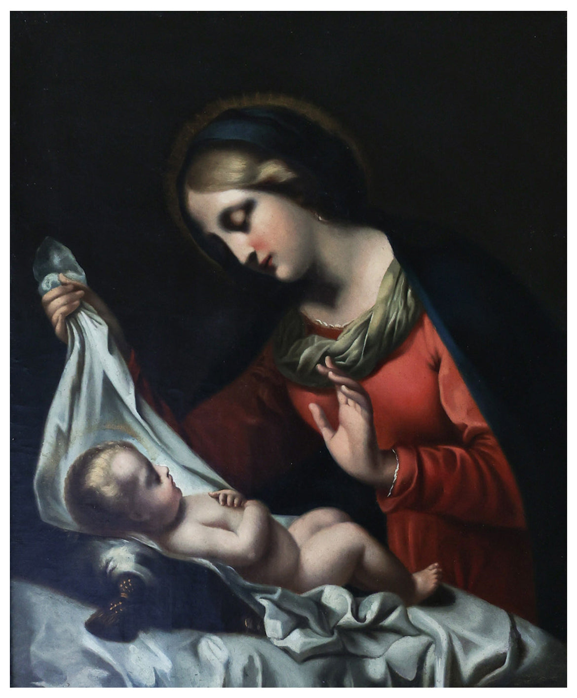 Scoala Italiana Madona cu Pruncul - Pictura