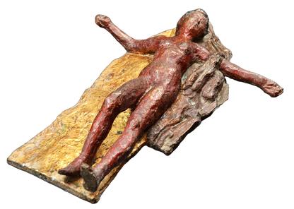 Sculptura din bronz, Silvia Radu (n. 1935), "Înger" - TreasureTrove