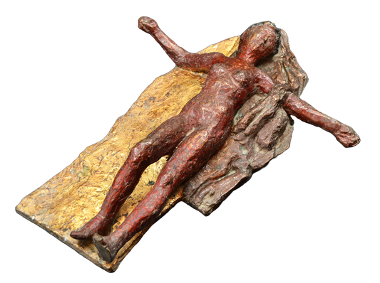 Sculptura din bronz, Silvia Radu (n. 1935), "Înger" - TreasureTrove