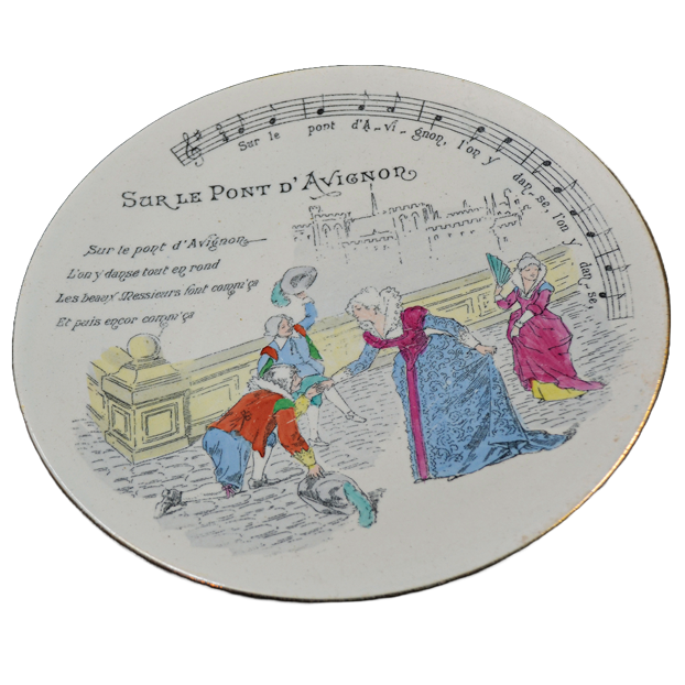Farfurii decorate muzical - TreasureTrove