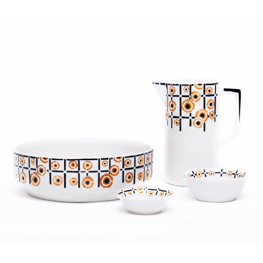 SET PENTRU LAVOAR, STIL ART DECO - TreasureTrove