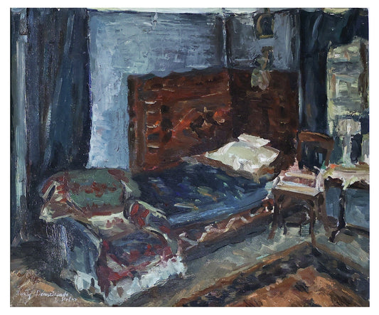 Tantzi Demetriade Stefan Interior divan - Pictura