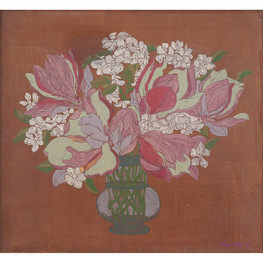 Vasile Celmare Magnolia cu flori de mar - Pictura