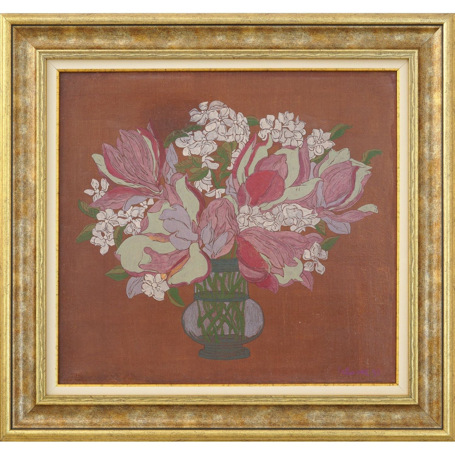 Vasile Celmare Magnolia cu flori de mar - Pictura