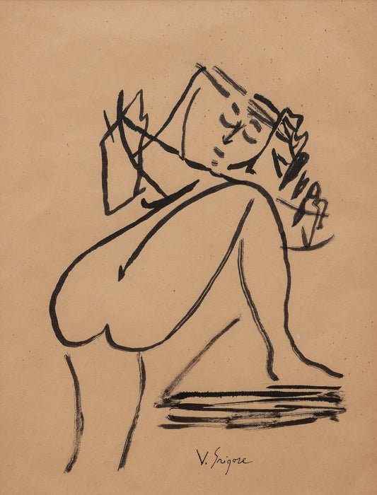Vasile Grigore Nude - Grafica