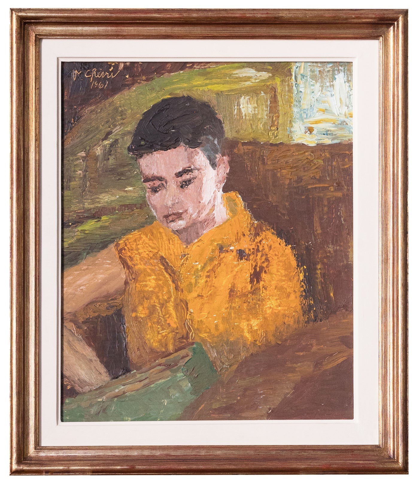 Virgil Chivu Portret de Baietel - Pictura