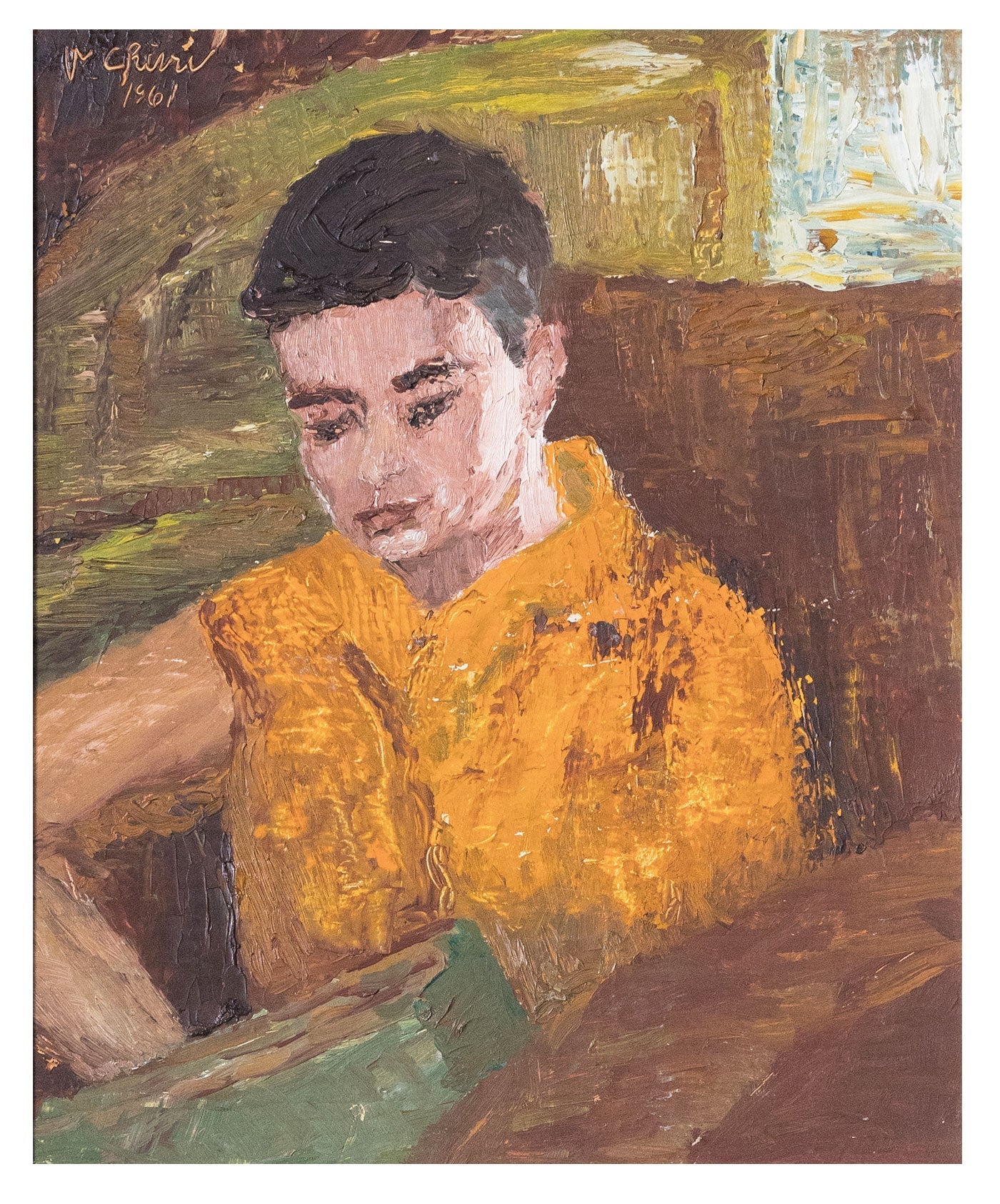 Virgil Chivu Portret de Baietel - Pictura
