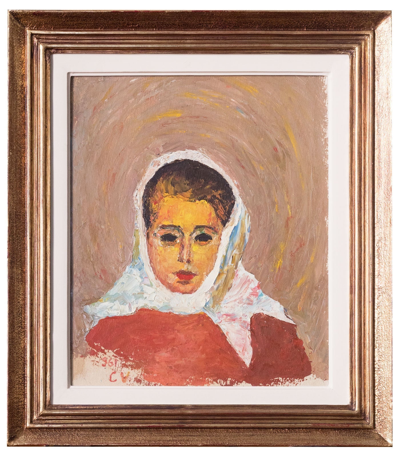 Virgil Chivu Portret de Fetita - Pictura